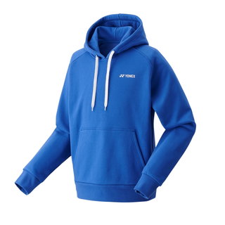 Yonex Hooded Sweat Hoodie with Hood (Cotton Mix) Blue Men